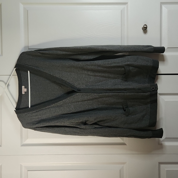 Merona Other - Merona Gray Button Down Cardigan Sweater Sz XL